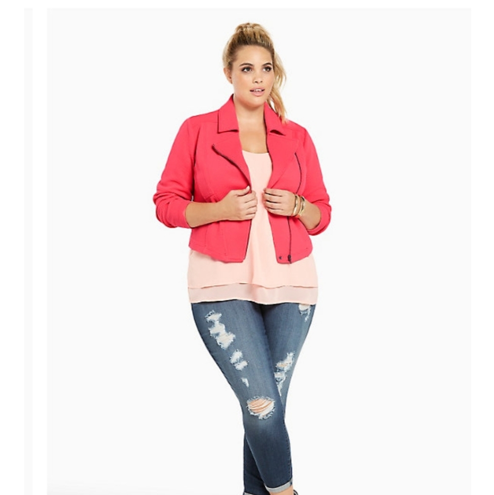 Torrid Pink Moto Jacket 00